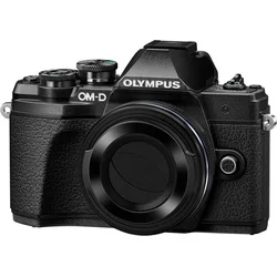 OLYMPUS E-M10 Mark III DZ Kit - tělo černé + objektivy 14-42 II R černý + 40-150mm R černý