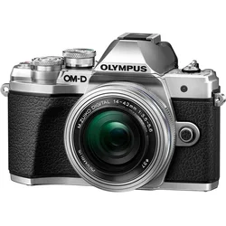 OLYMPUS E-M10 Mark III kit - tělo stříbrné + objektiv ED 14-42EZ stříbrný (V207072SE000)