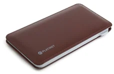 Omega Platinet 6000mAh Leather Li-pol, hnědá
