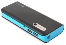 OMEGA powerbank 13000mAh s LED svítilnou, černo-modrá