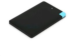 OMEGA powerbank 2000mAh credit card, černá