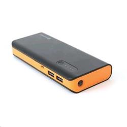 OMEGA powerbank 8000mAh Mini s LED svítilnou, černo-oranžová