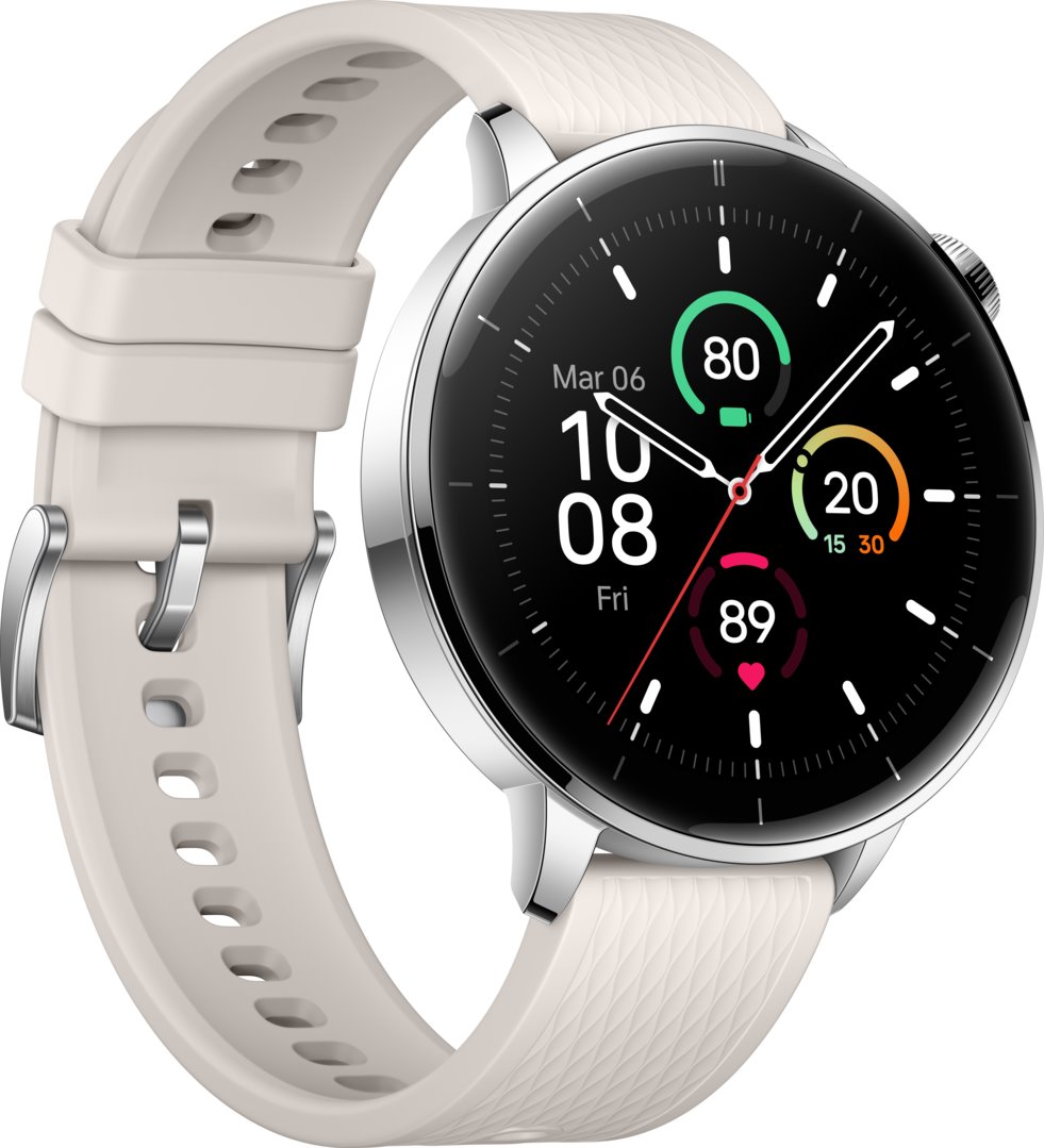 OnePlus Watch 3 43 mm, strieborná oceľ