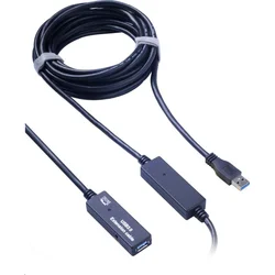 Opakovač a predlžovací kábel PremiumCord USB 3.0 A/M-A/F 10 m