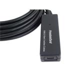 Opakovač a predlžovací kábel PremiumCord USB-C samec - samica, 5 Gb/s 10 m