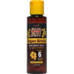 Opalovací olej Sun Vital s organickým arganovým olejom SPF 6, 100 ml