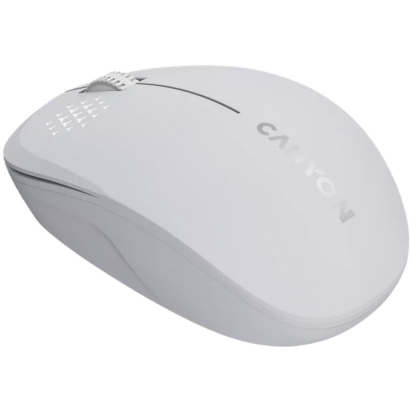 Optická bezdrôtová myš CANYON MW-4, 1200 dpi, 3 dpi, Bluetooth, batéria AA, biela