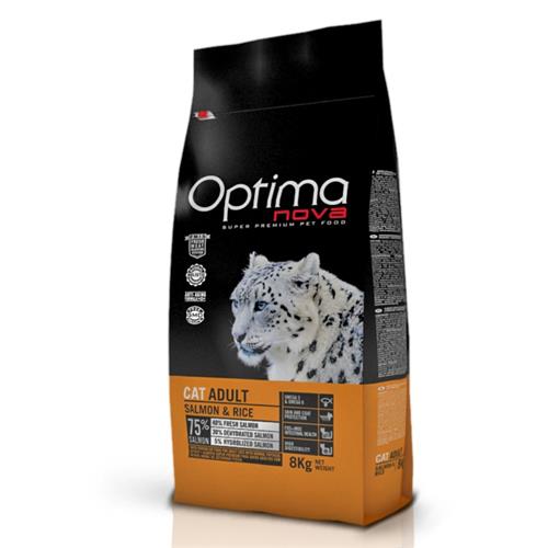 OPTIMAnova Cat Adult Salmon 8 kg granule pro kočky