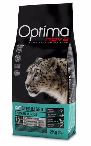OPTIMAnova Cat Sterilised 2 kg granule pro kastrované kočky
