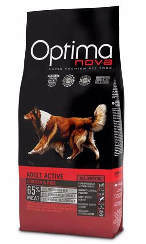 OPTIMAnova Dog Adult Active 12kg granule pro psy