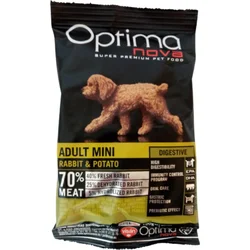 OPTIMAnova Dog Adult Mini Digestive Rabbit & Potato GF 100g vzorek granule pro psy