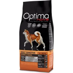 OPTIMAnova Dog Adult Sensitive Salmon & Potato GF 2kg granule pro psy