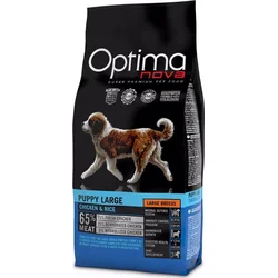 OPTIMAnova Dog Puppy Large Chicken & Rice 12kg granule pro štěňata