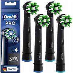 Oral-B EB 50-4 PRO Cross Action Black Náhradní hlavice, 4 ks