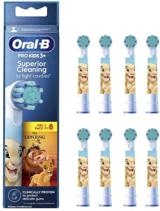 Oral-B EB 60-8 Kids Lion King náhradná hlavica, 8 ks