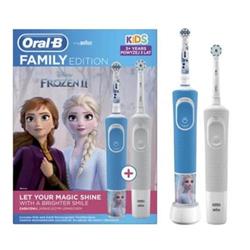 Oral-B Family pack - D100 Vitality Sensi White + D100 Kids Frozen II