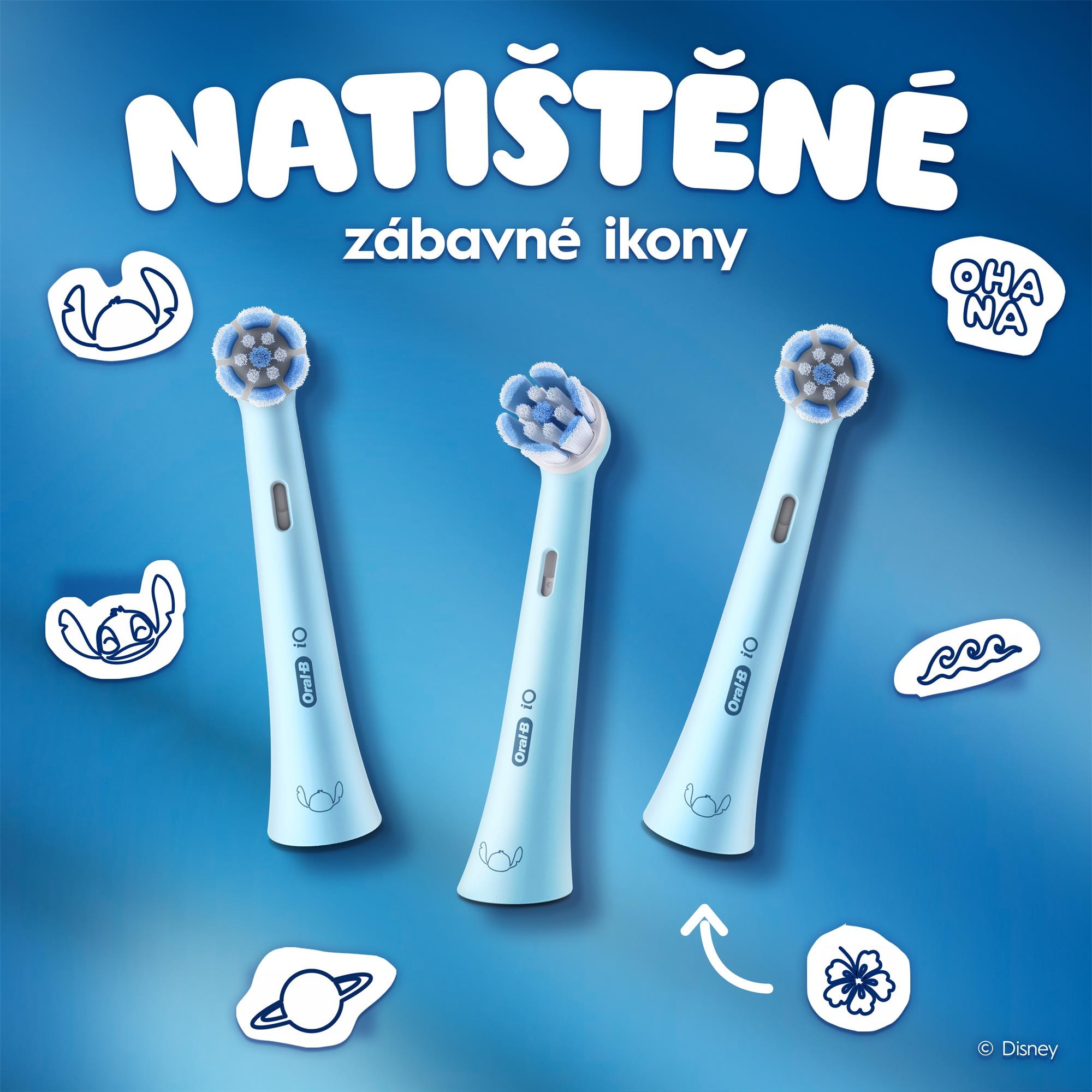 Oral-B iO Kids Stitch Náhradní hlavice, 4 ks