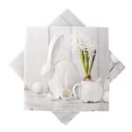 Orion Servírovacie obrúsky Snowdrops 33 x 33 cm, 20 ks