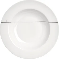 Orion Talíř porcelán hluboký SRDÍČKA, 22 cm, sada 6 ks