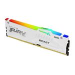 Pamäť Kingston FURY™ Beast DDR5 RGB 16GB 5600MHz, AMD EXPO, biela