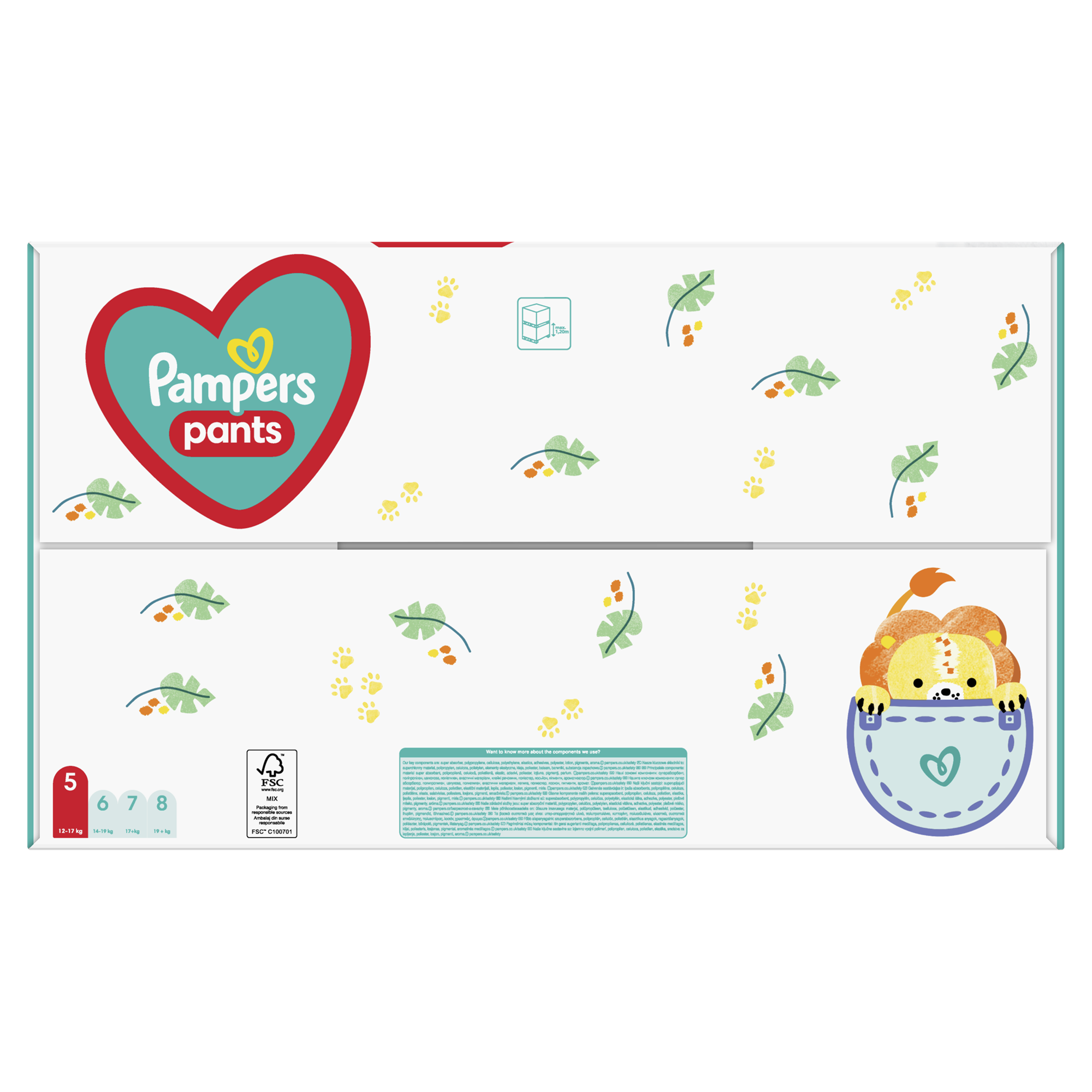 Pampers Pants Plienky veľkosť 5, 96ks, 12kg-17kg