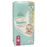 Pampers Premium Care Plenky Velikost 4, 9kg-14kg, 52ks