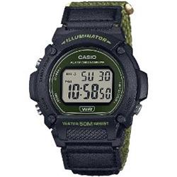 Pánske digitálne náramkové hodinky Casio W-219HB-3AVEF