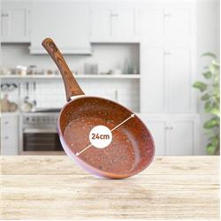 Panvica Livington z medi a kameňa 24 cm