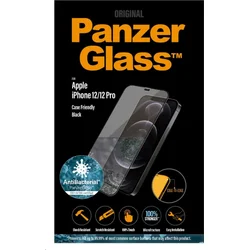 PanzerGlass Edge-to-Edge Antibacterial pro Apple iPhone 12/12 Pro černé 2711 - Mobilní telefony - příslušenství