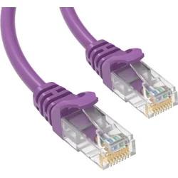 Patch kábel Conexpro UTP, CAT6, 0,25 m, fialový