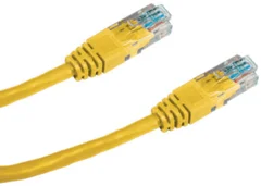 Patch kábel UTP CAT5E 7m žltý