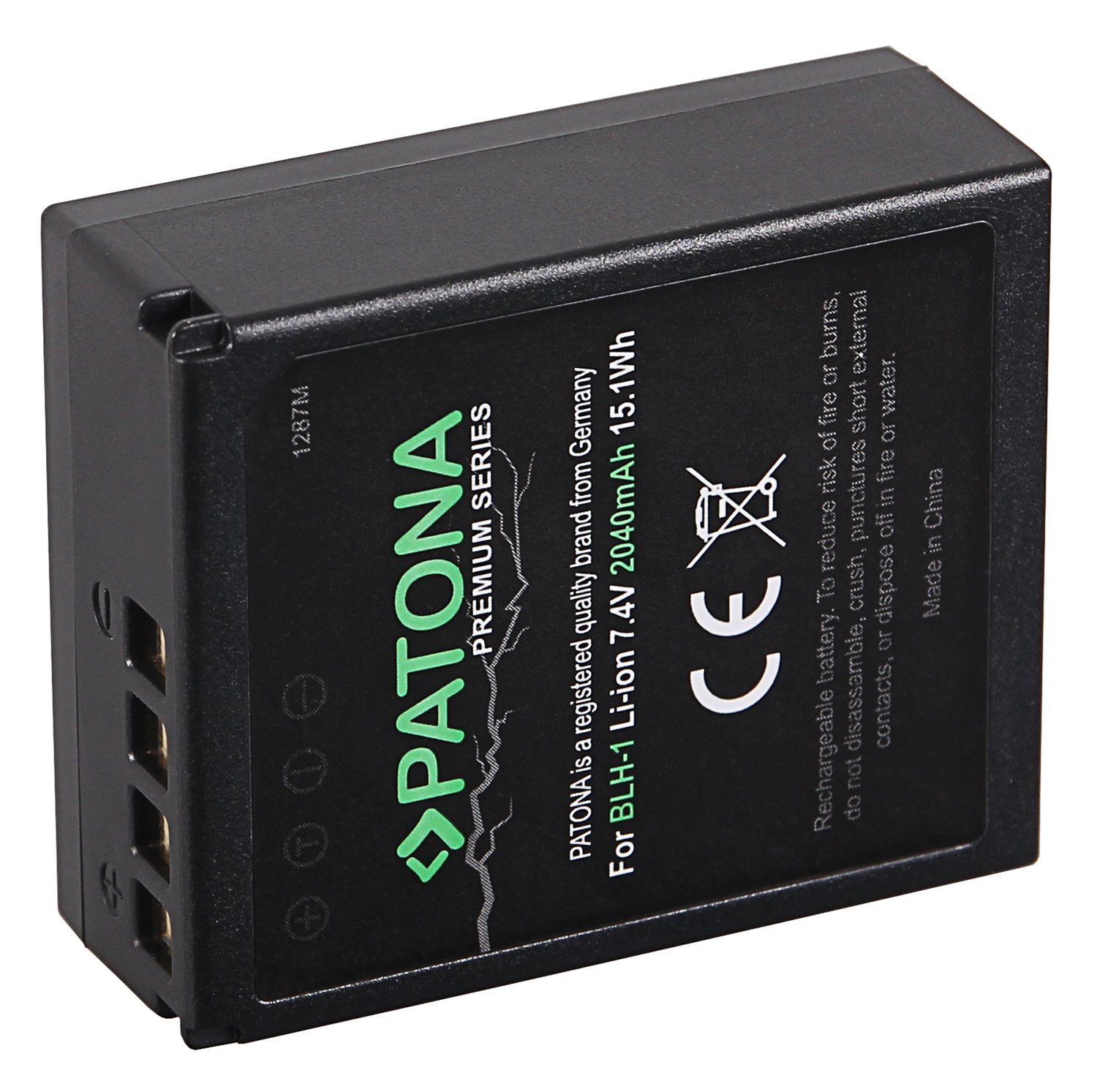 Patón PT1287 - Olympus BLH-1 2040mAh Li-Ion Premium Dekodovaná