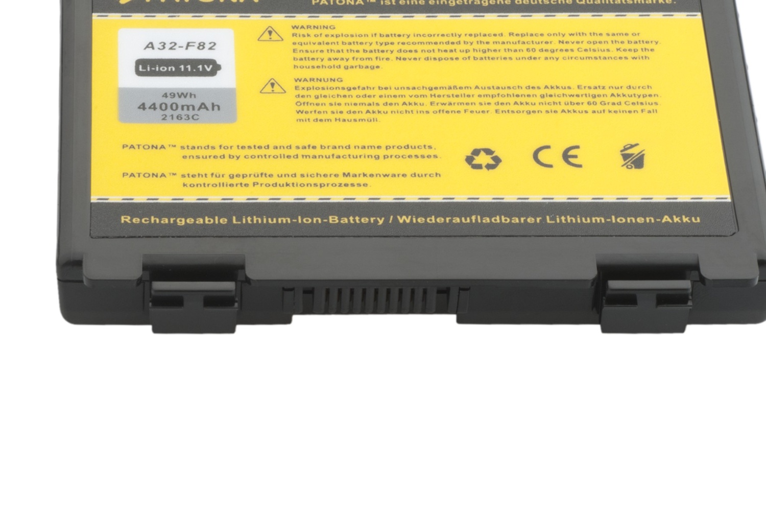 Patón PT2163 - ASUS K50ij 4400mAh Li-Ion 11,1V