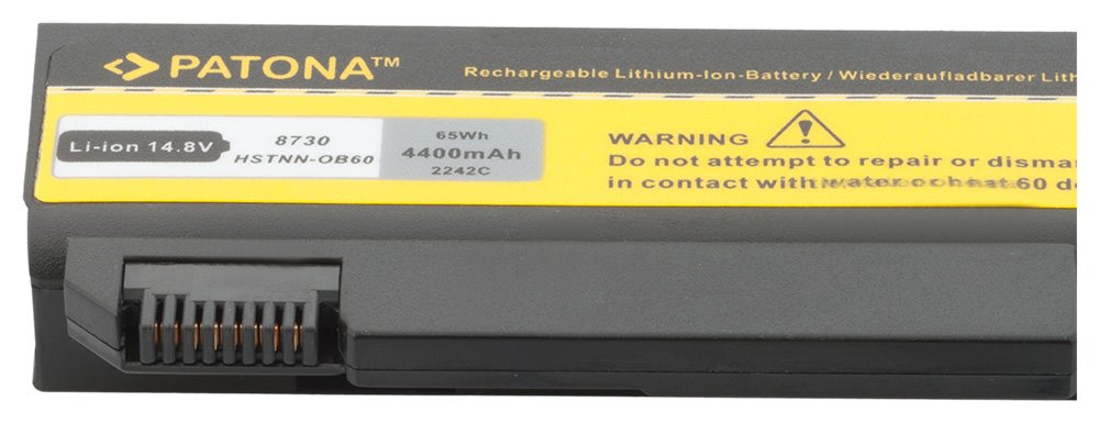 Patón PT2242 - HP EliteBook 8530 4400mAh Li-Ion 14,8V