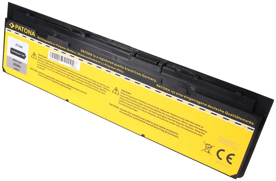 Patón PT2486 - DELL Latitude E7240 6000mAh Li-Pol 7,4V