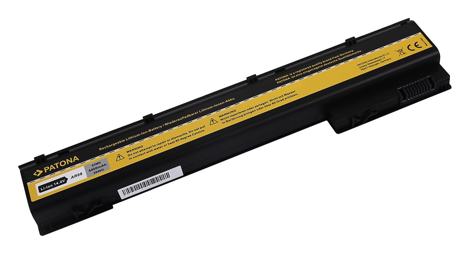 Patón PT2846 - HP ZBook 15 G1/ 17 G2 4400mAh Li-lon 14,4V