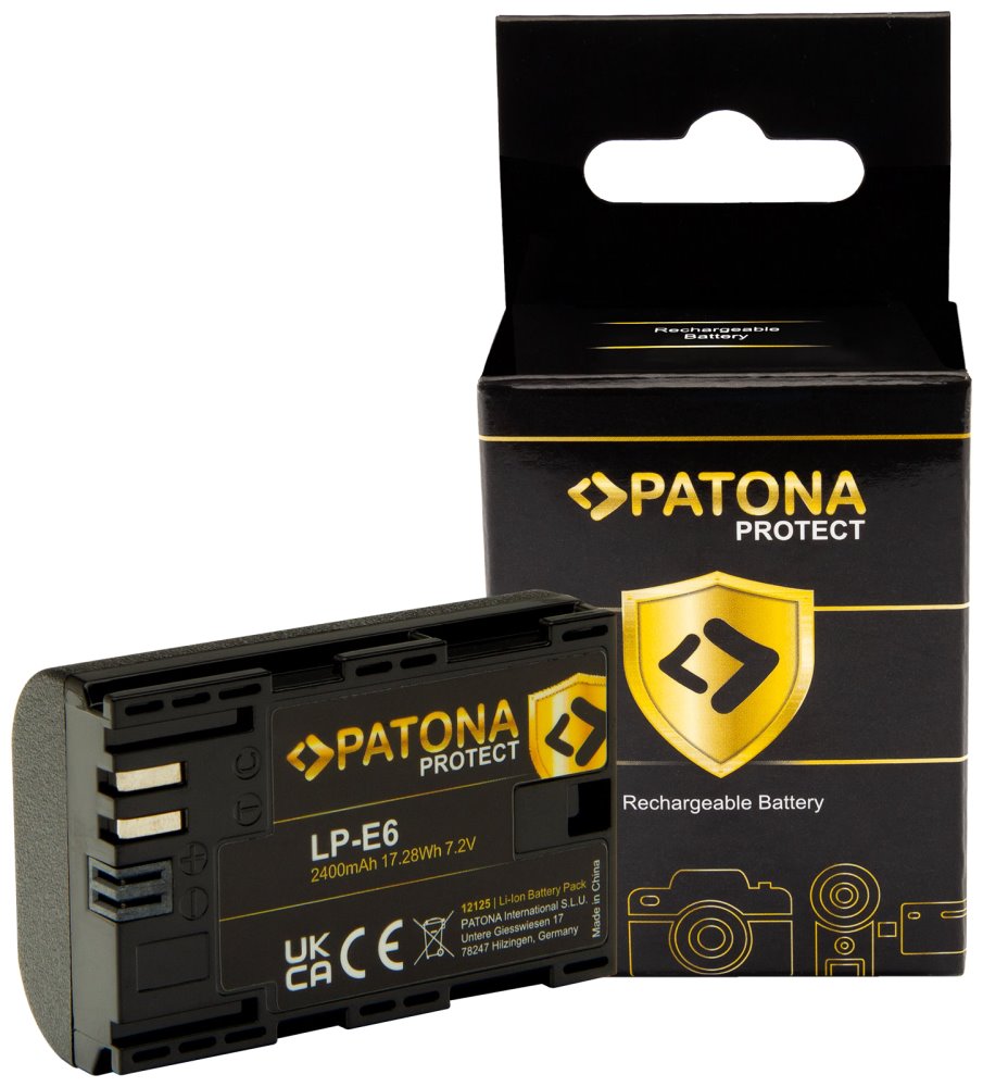 PATONA batéria pre Canon LP-E6 2400mAh Li-Ion Protect