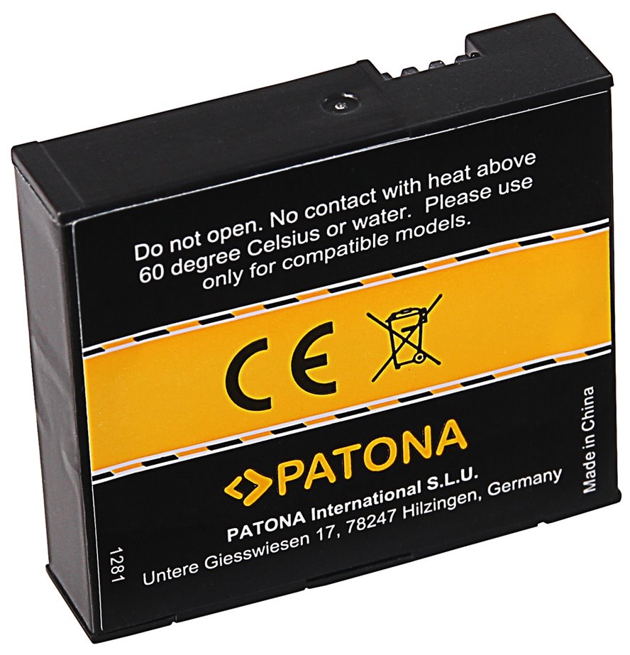 PATONA batéria pre digitálnu kameru Xiaomi MiJia Mini 4K 1160mAh Li-Ion 3,8V