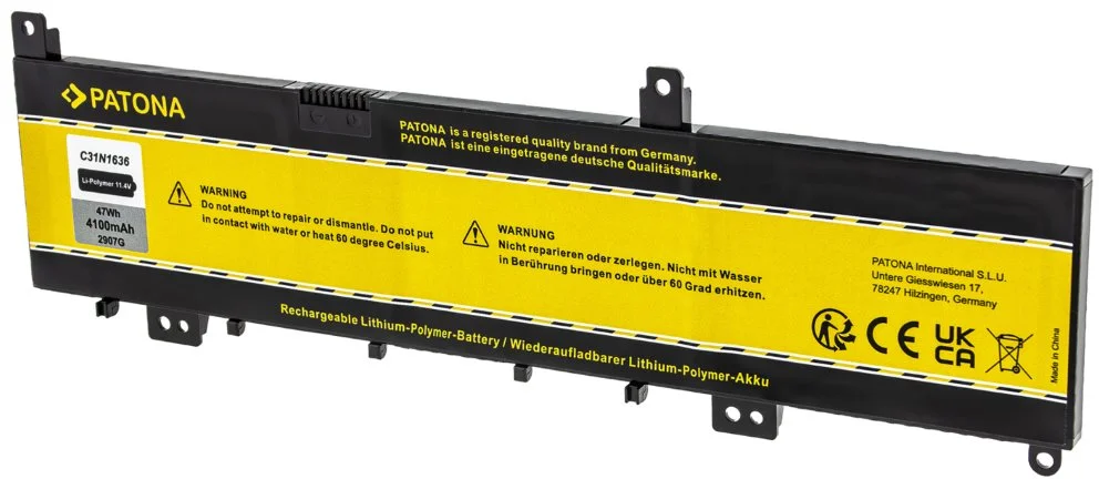 PATONA batéria pre ntb ASUS N580VN 4100mAh Li-Pol 11,4V C31N1636