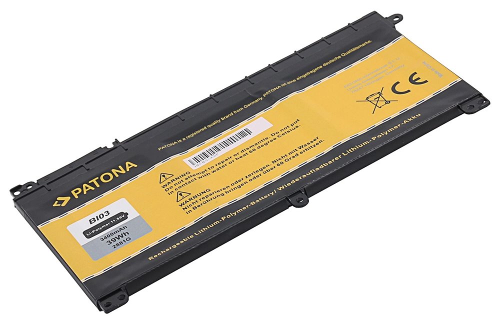 PATONA batéria pre ntb HP Pavilion x360 13 series 3400mAh Li-Pol 11,55V BI03XL