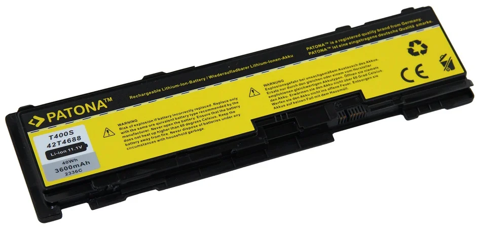 PATONA batéria pre ntb IBM Lenovo Thinkpad T410s 3600mAh Li-Ion 11,1V