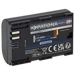 PATONA baterie pro foto Canon LP-E6NH 2400mAh Li-Ion Platinum USB-C nabíjení