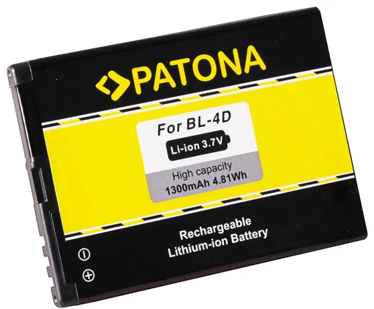 PATONA baterie pro mobilní telefon Nokia BL-4D 1300mAh 3,7V Li-Ion