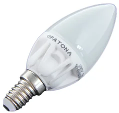 Patona LED E14 C37 SMD2835 5W mléčná, keramika, studená