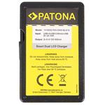 PATONA nabíječka Foto Dual Panasonic DMW-BLG10 s LCD,USB