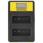 PATONA nabíječka Foto Dual Panasonic DMW-BLG10 s LCD,USB