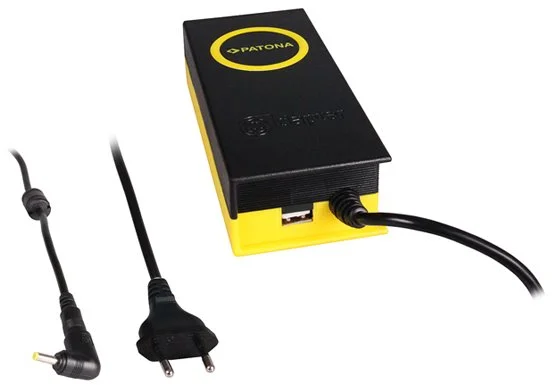 PATONA napájecí adaptér k ntb/ 19,5V/4,7A 90W/ konektor 4x1,7mm/ + výstup USB