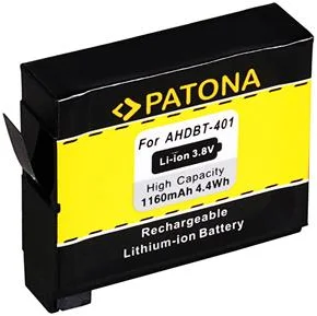 Patona PT1235 - GoPro Hero 4 AHDBT-401 1160mAh Li-Ion