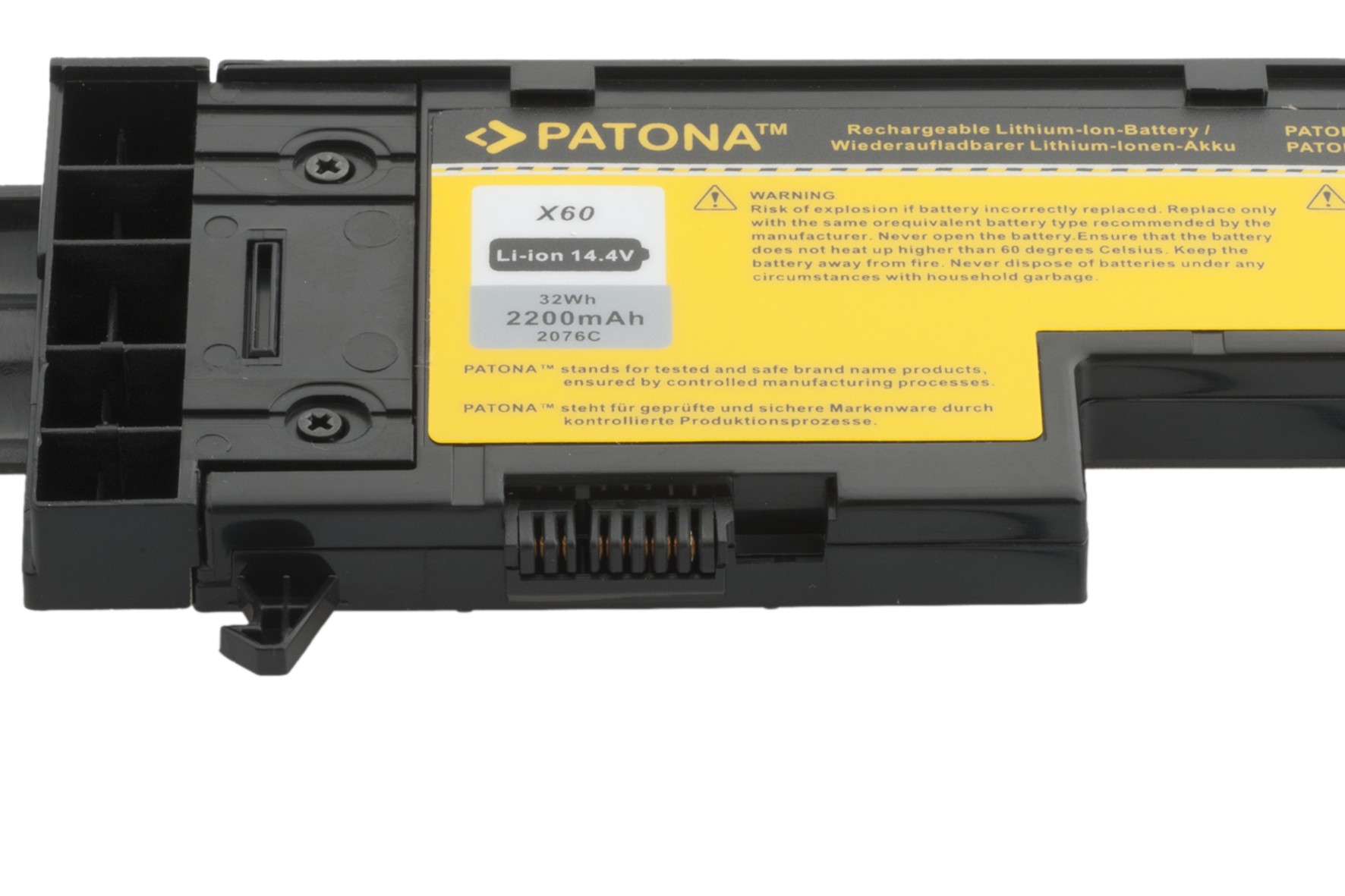 Patona PT2076 - LENOVO ThinkPad X60/X61 2200mAh Li-Ion 14.4V