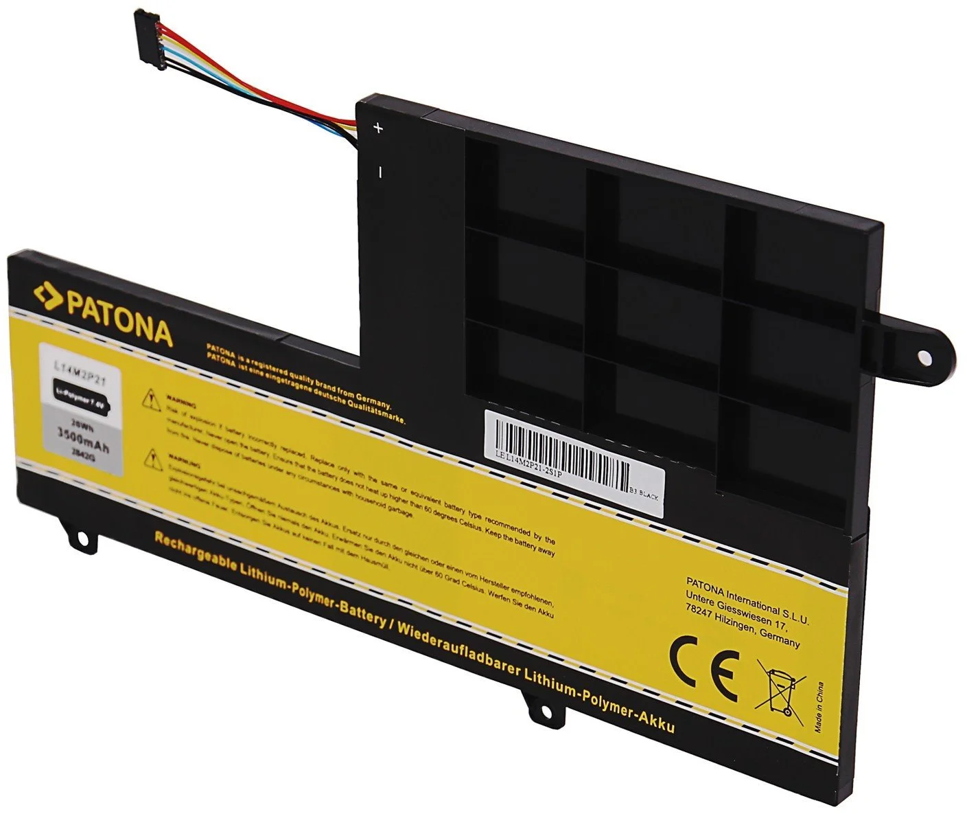 Patona PT2842 - LENOVO IdeaPad 300S/500S 3500mAh Li-Pol 7,4V